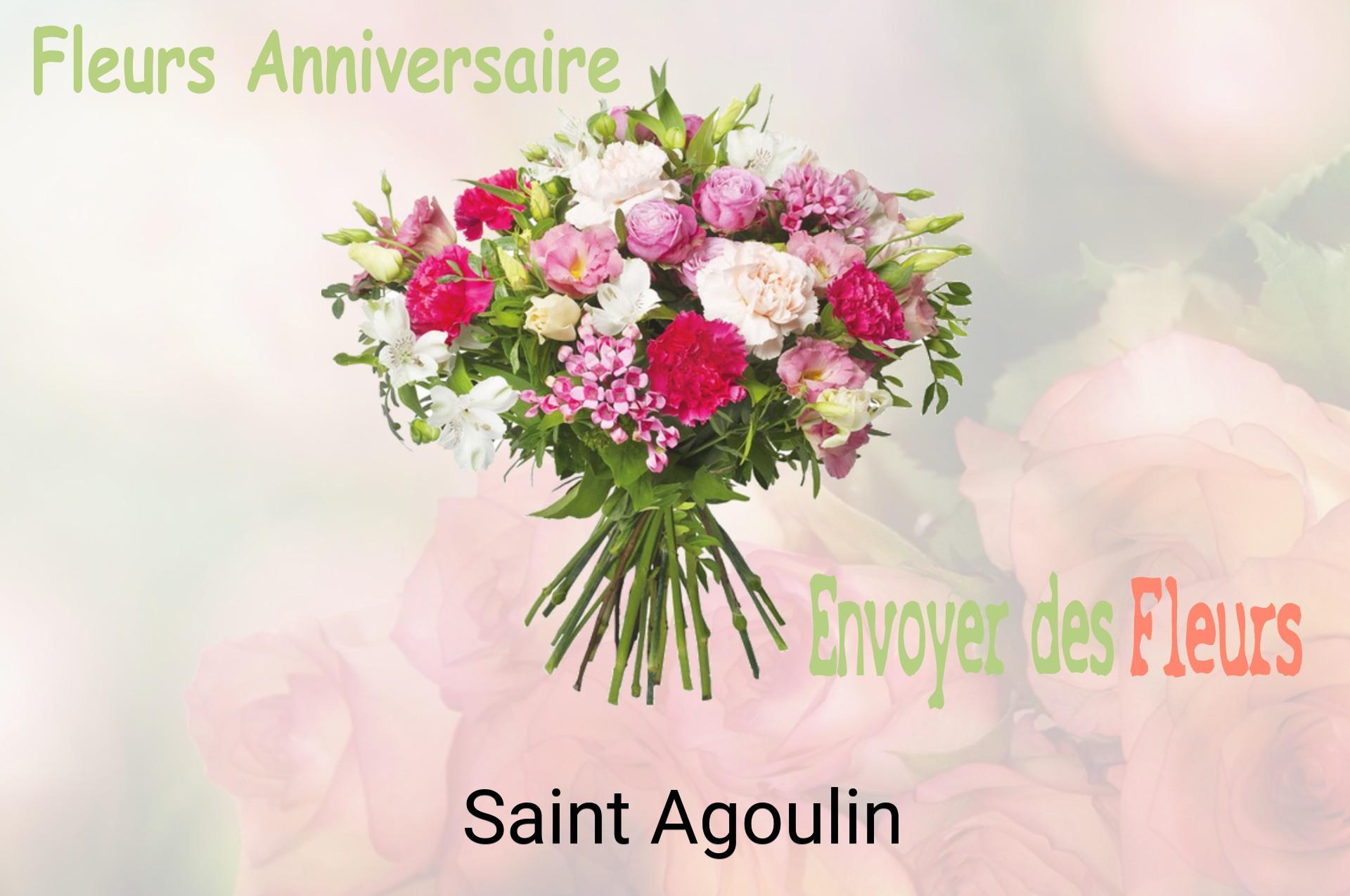 Bouquet de fleurs d’anniversaire livré à Saint-Agoulin
